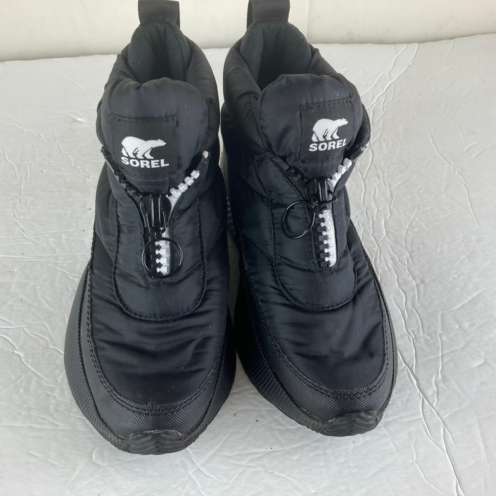 Sorel Out N About Puffy Zip Women 6 Waterproof Puffer Boots Sneaker Gorpcore - Picture 4 of 9